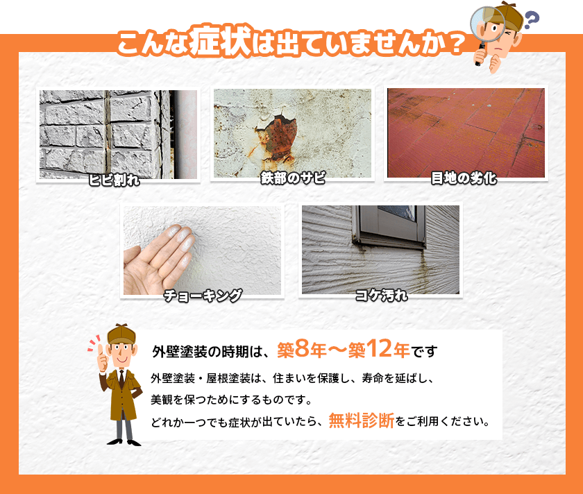 こんな症状は出ていませんか?
